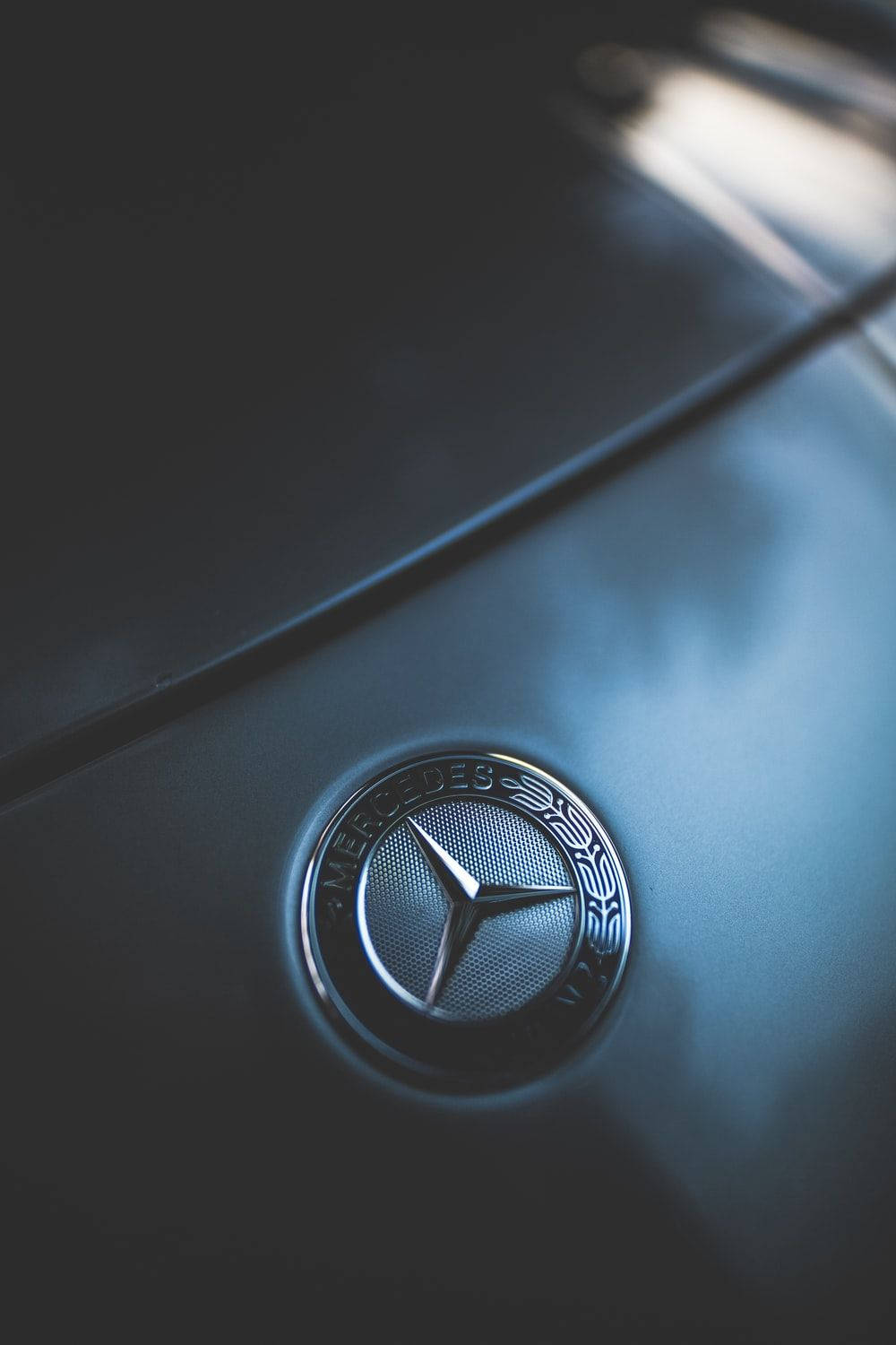 Mercedes Logo iPhone X Tapet Wallpaper