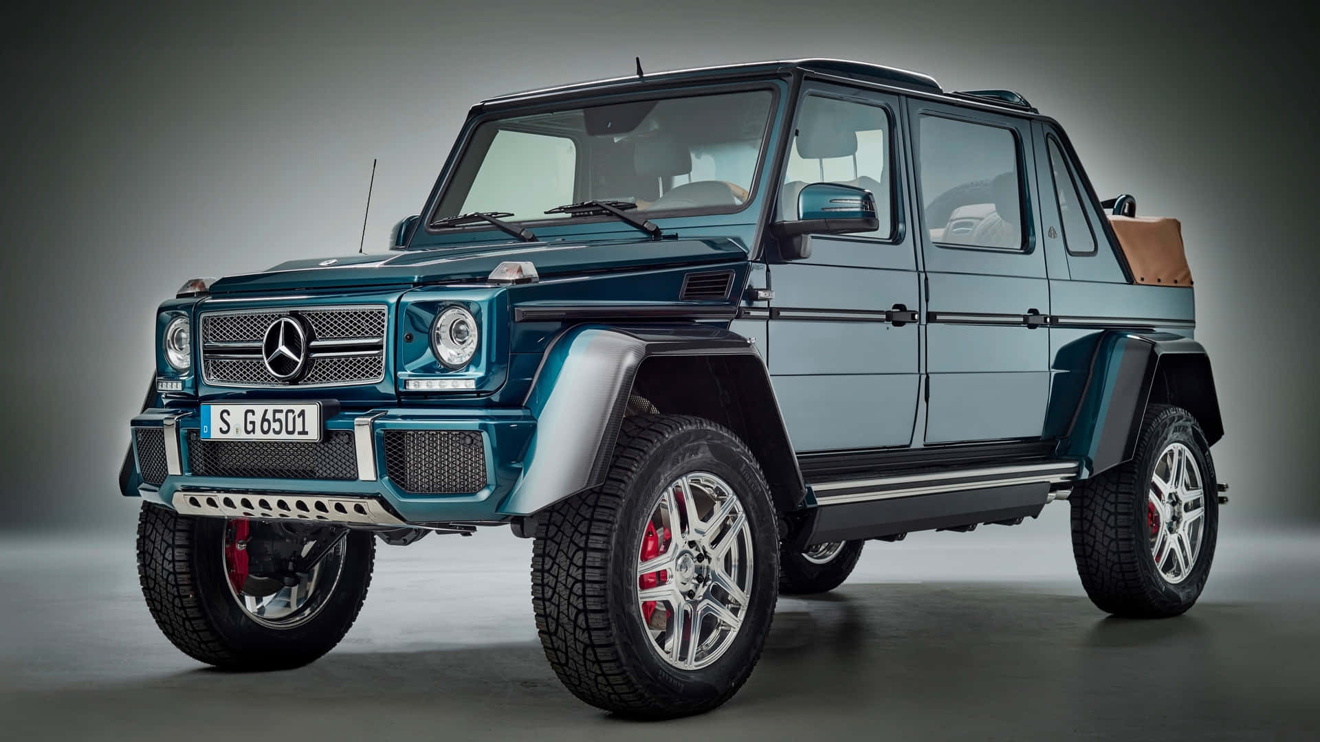 Mercedes Maybach G650 Landaulet Vue Latérale Fond d'écran