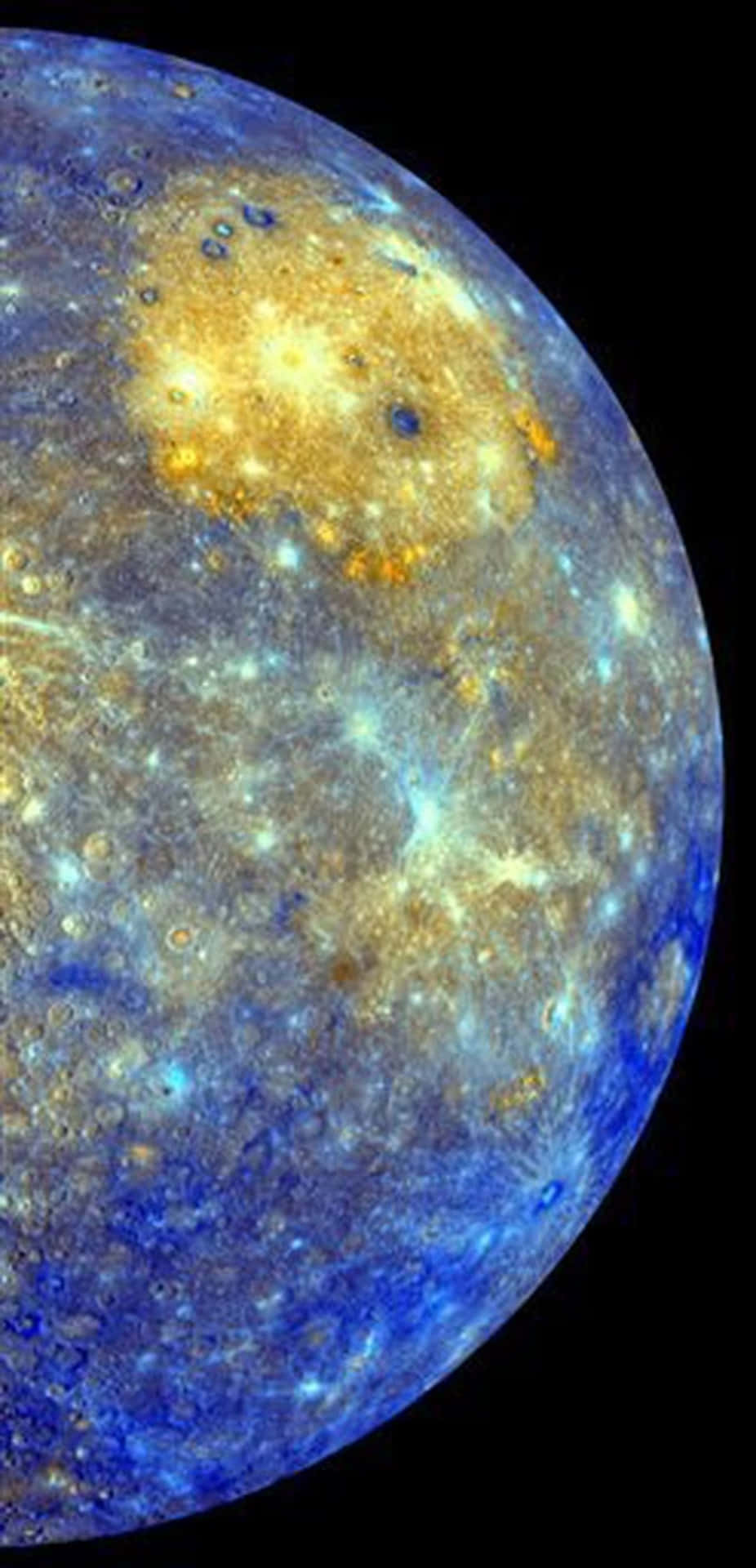 Look at the intricate details of the planet Mercury