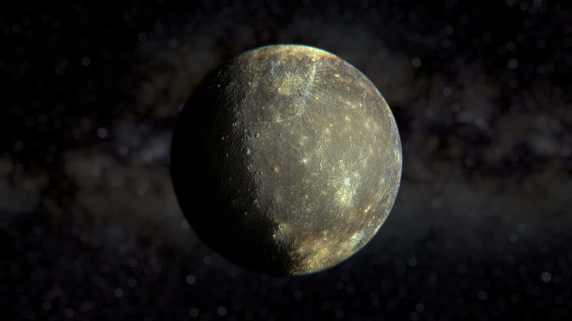The Planet Mercury - Shining in The Solar System