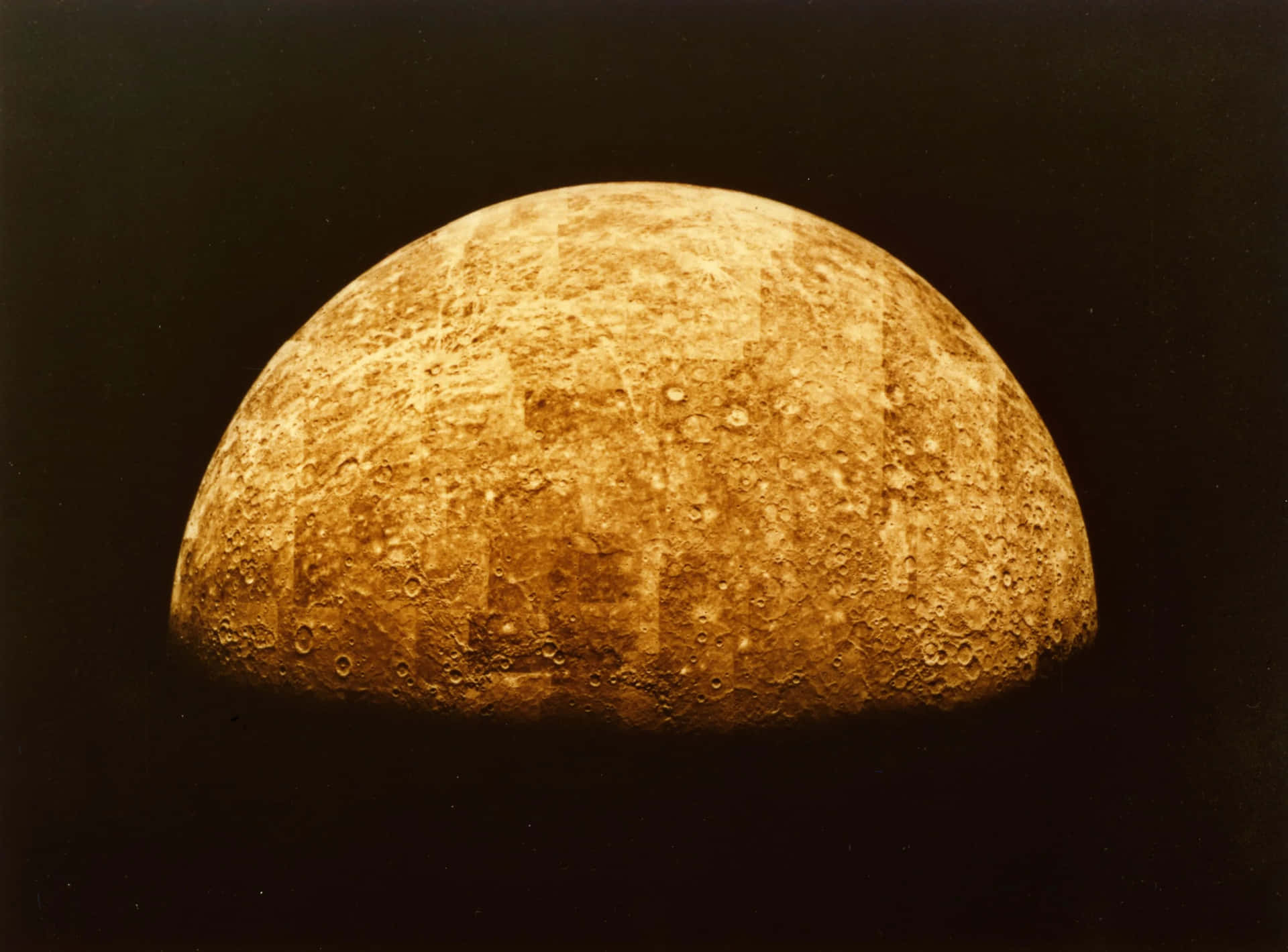 A Photograph Of A Large Yellow Moon