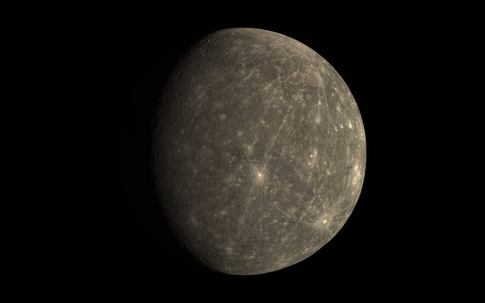Intricate Depths of Mercury's Solid Core Wallpaper