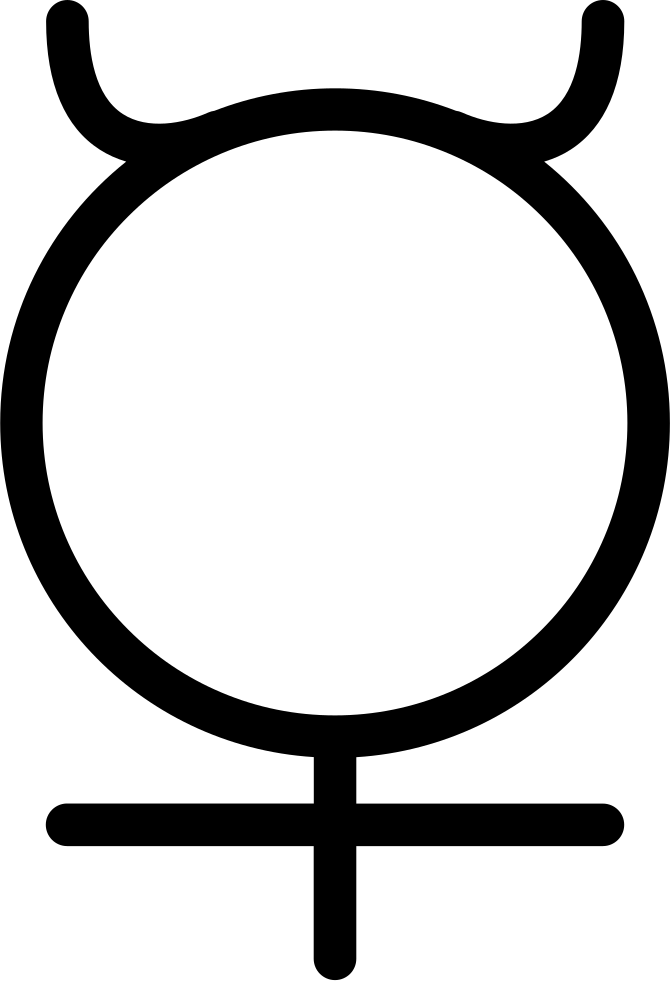 Mercury Symbol Graphic PNG