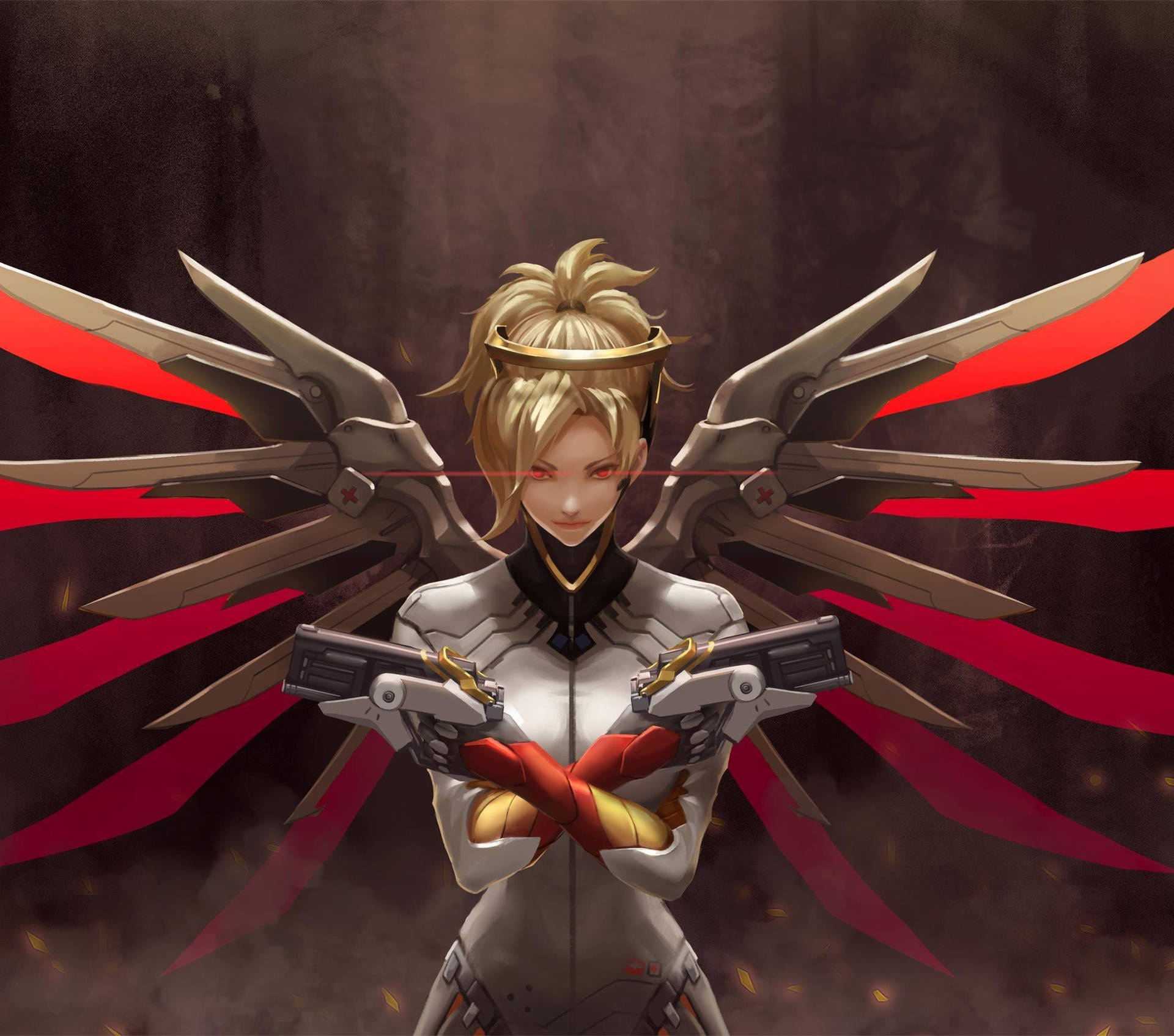 Mercy From Overwatch 2 Video Game Wallpaper