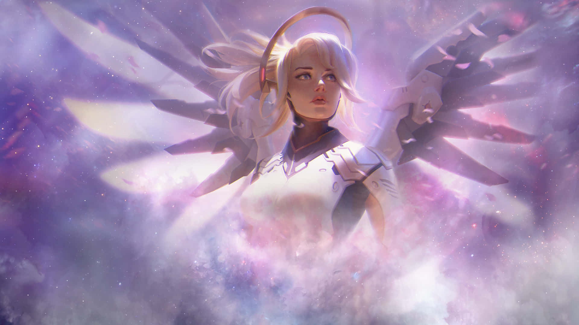 The Guardian Angel, Mercy of Overwatch Wallpaper
