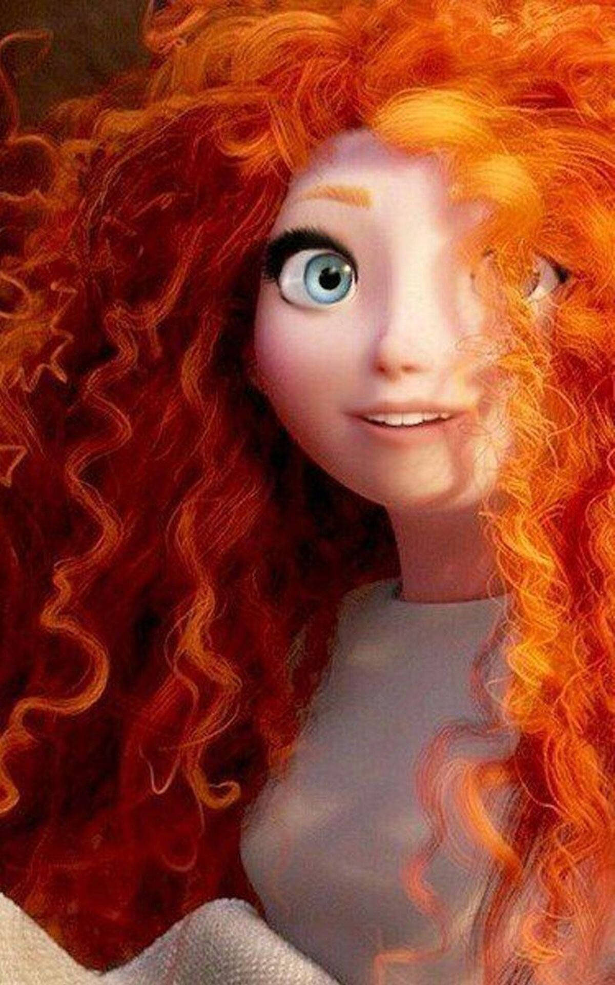 Merida With Messy Hair