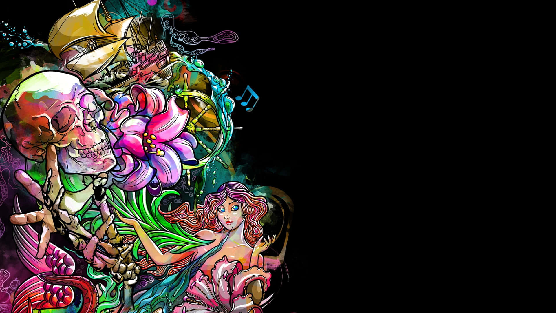 Mermaid Princess Vivid Color Picture