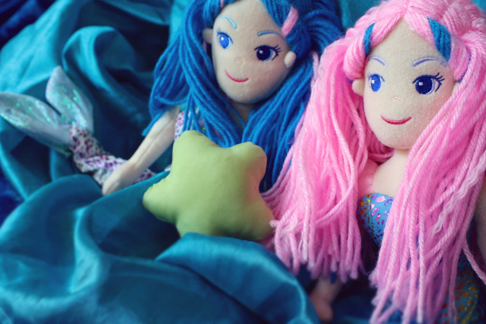 Meerjungfrau Prinzessin Spielzeug Farbe Bild stellt die Szene für ein magisches Unterwasserabenteuer dar.
