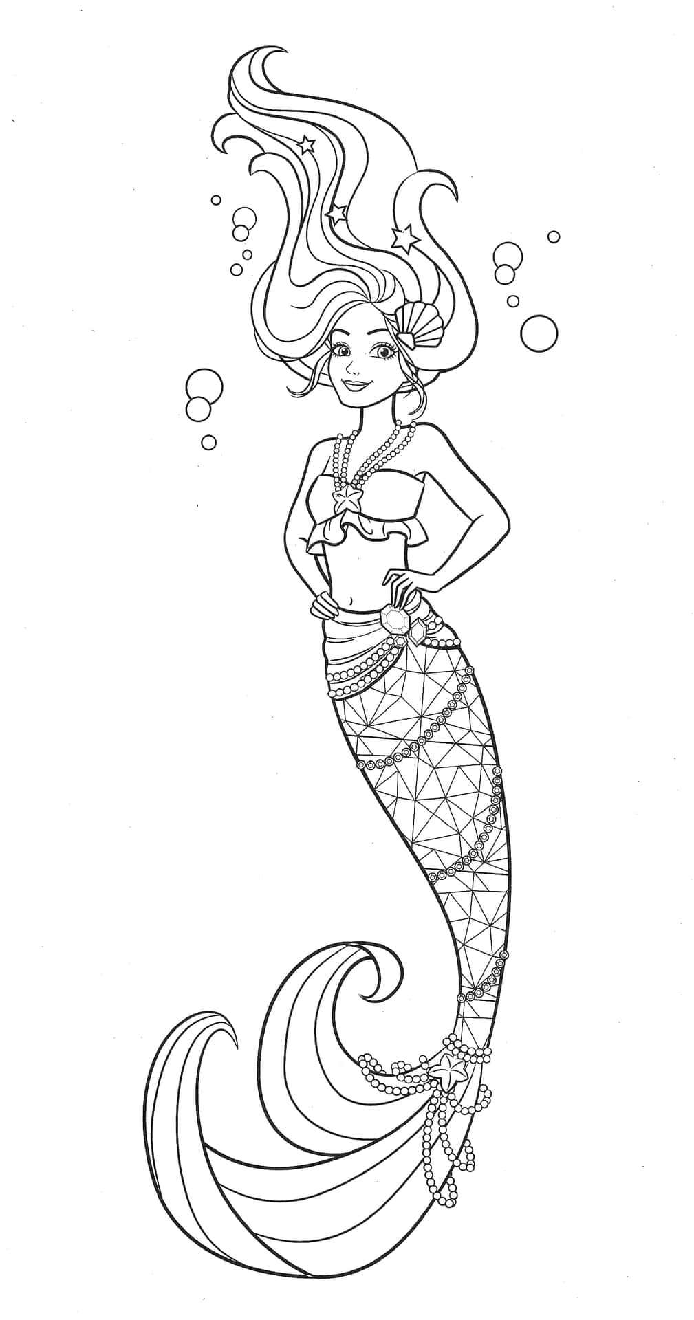 Color your own Adventures with these Mermaid Coloring Pages