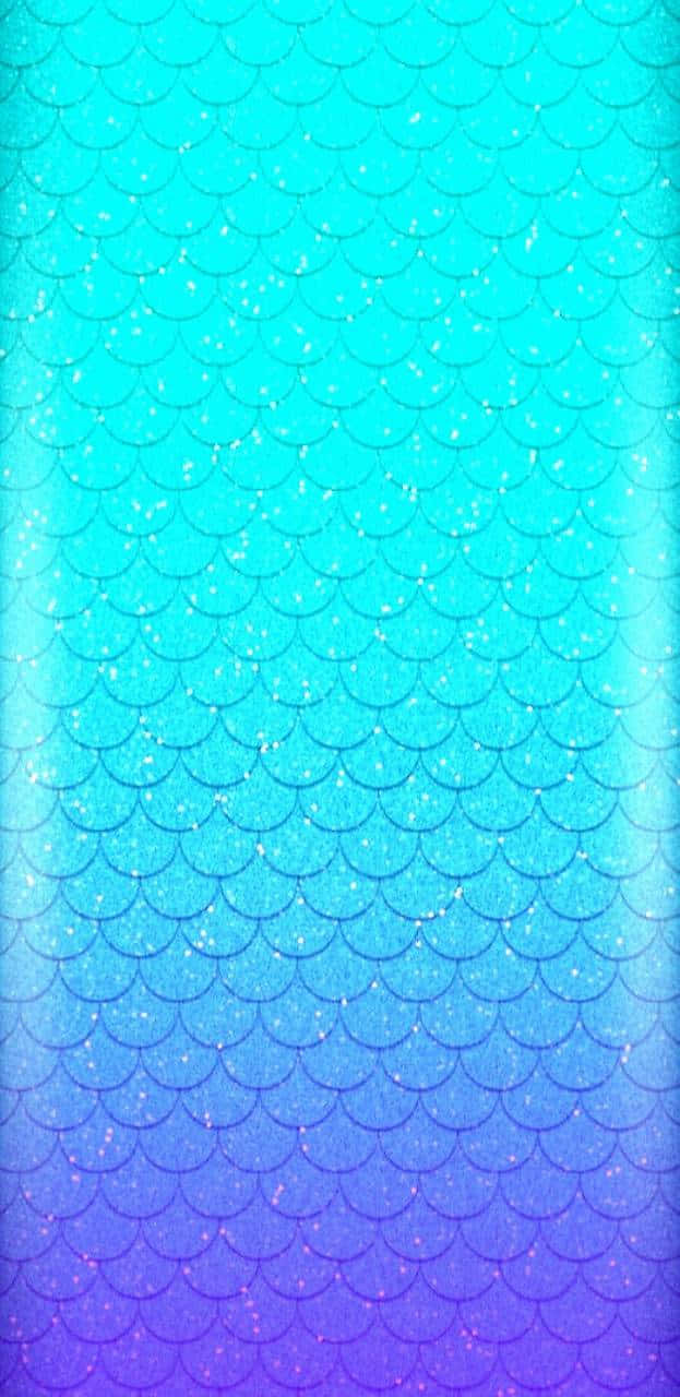 Blue And Purple Mermaid Glitters Wallpaper