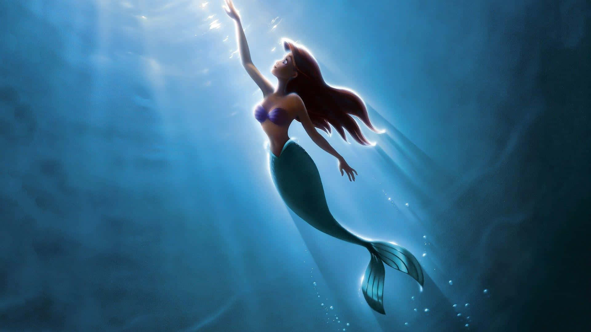 Blauesbild Der Meerjungfrau Ariel