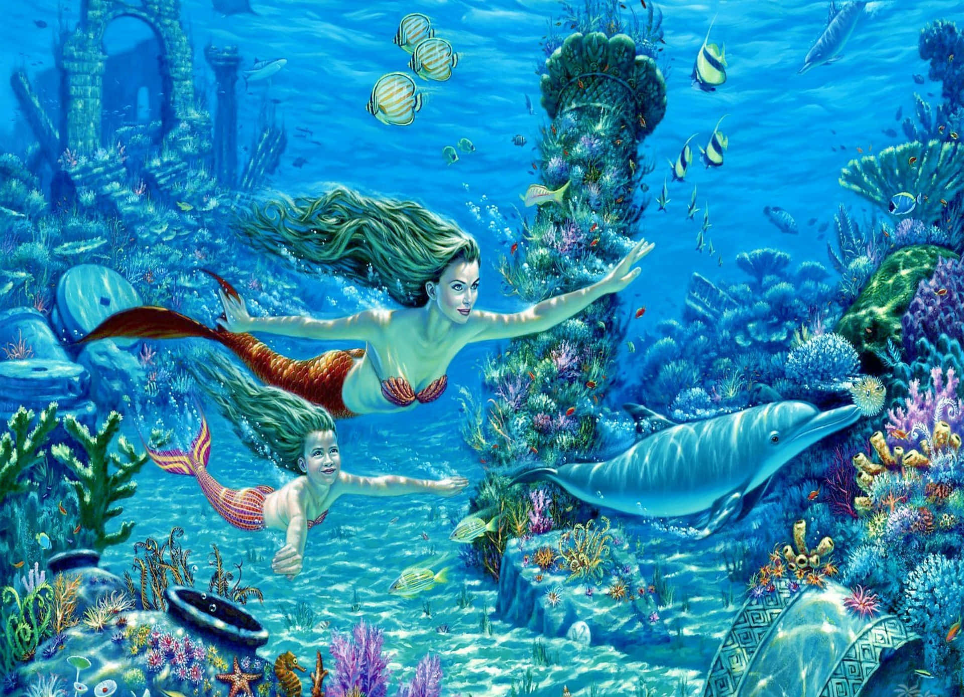 Aesthetic Ocean Mermaids Picture