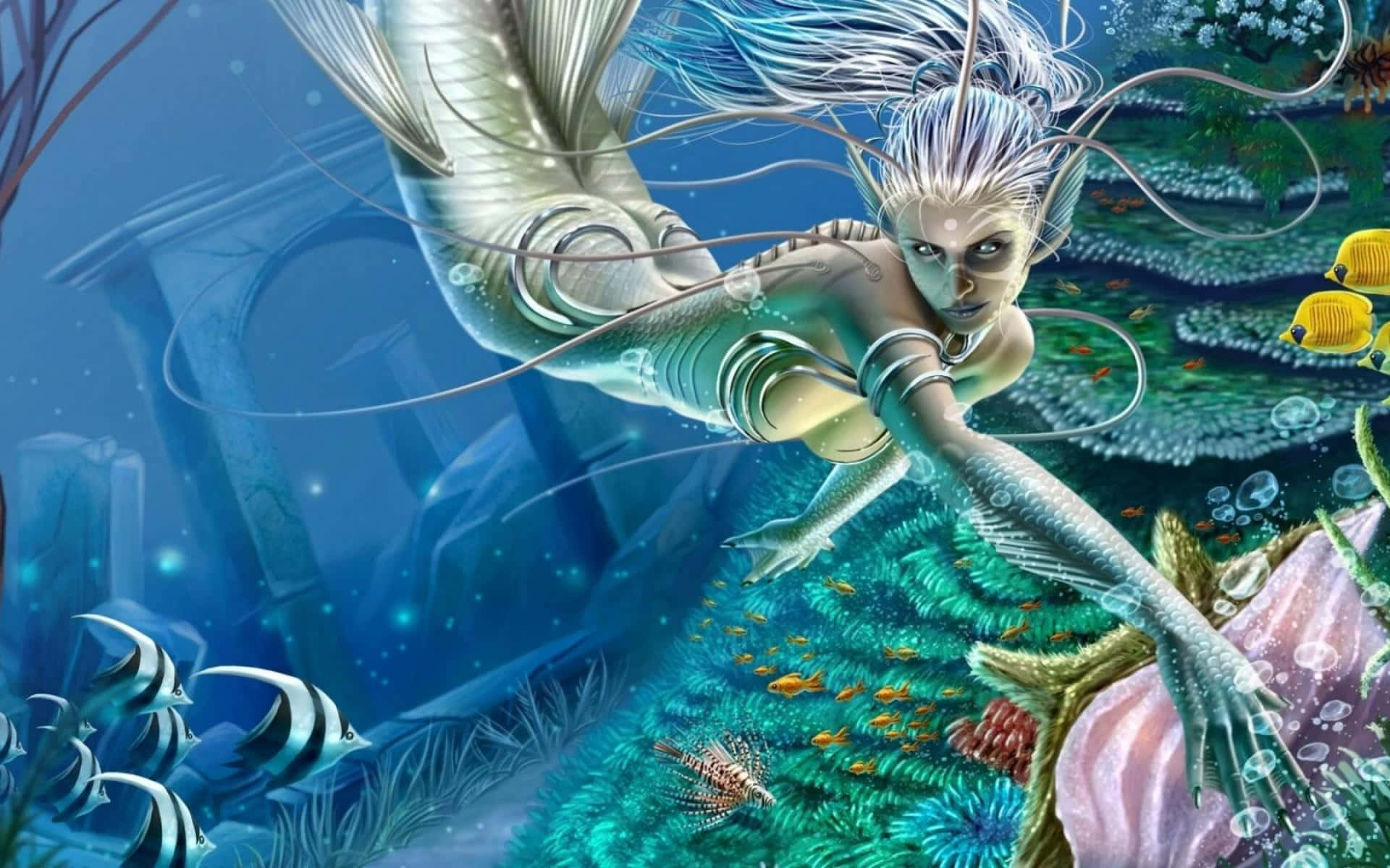 Silver Mermaid Picture