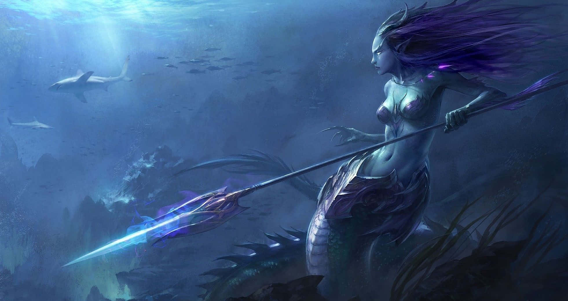 3d Warrior Mermaid Picture