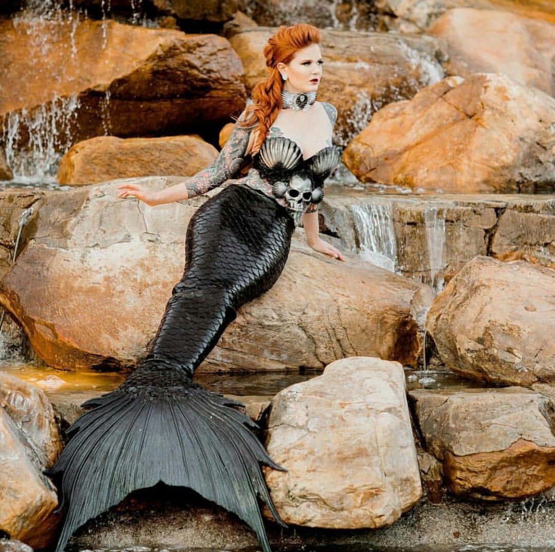 Black Mermaid Real Life Picture