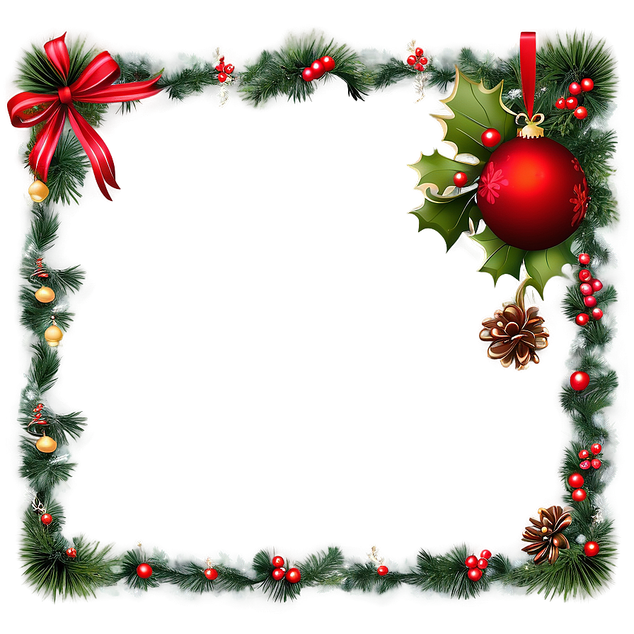 Merry Christmas Border Png 72 PNG