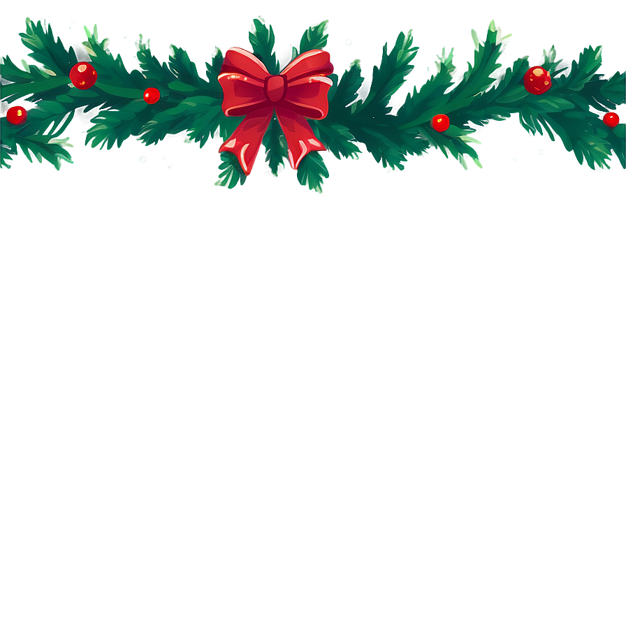 Merry Christmas Garland Png 91 PNG