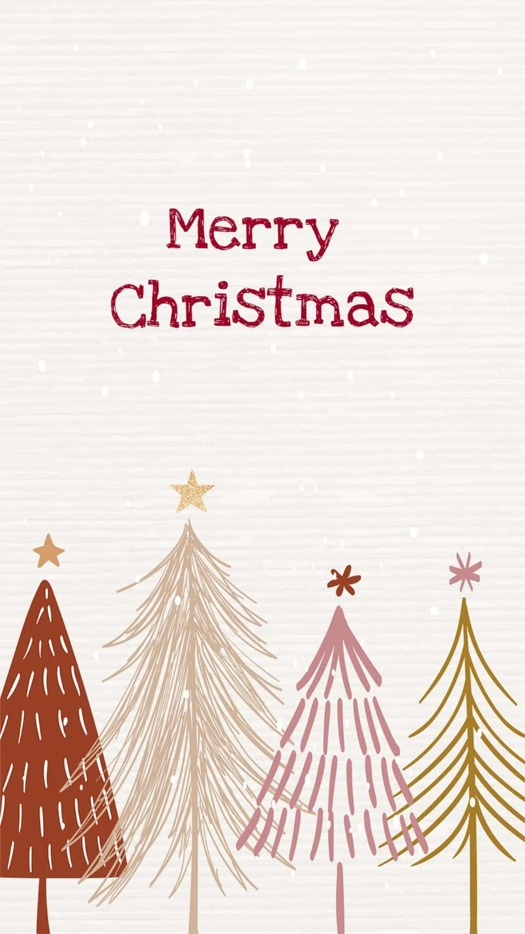 Merry Christmas Greeting Card Wallpaper
