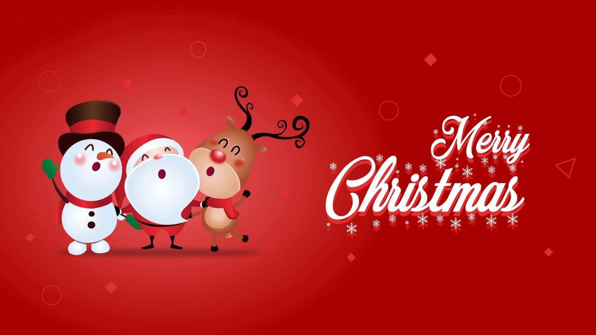 Merry Christmas Holiday Cheer Wallpaper