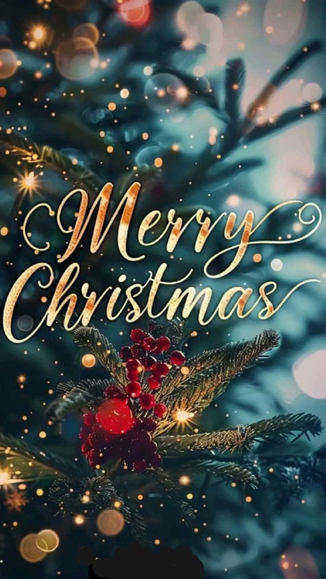 Merry Christmas Holiday Wishes Wallpaper