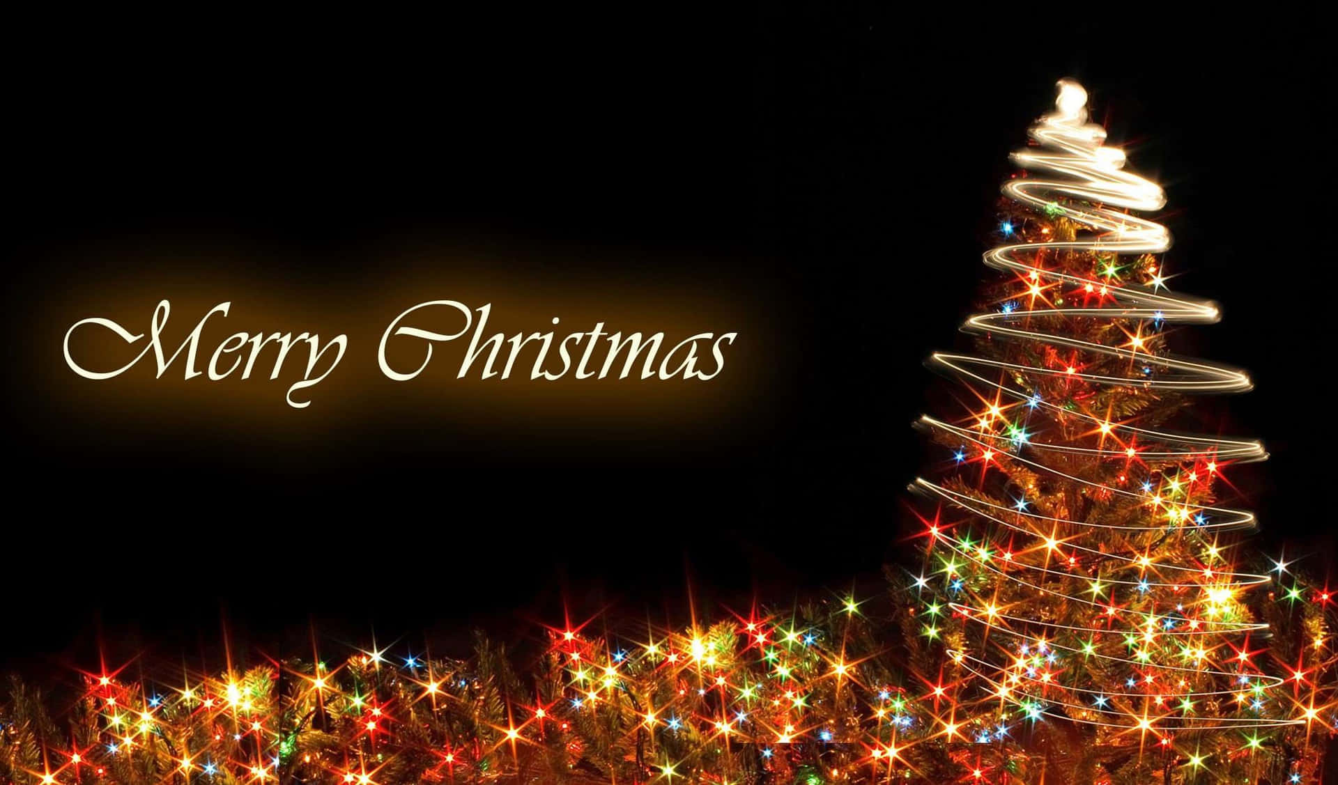 Merry Christmas Lights Wallpaper