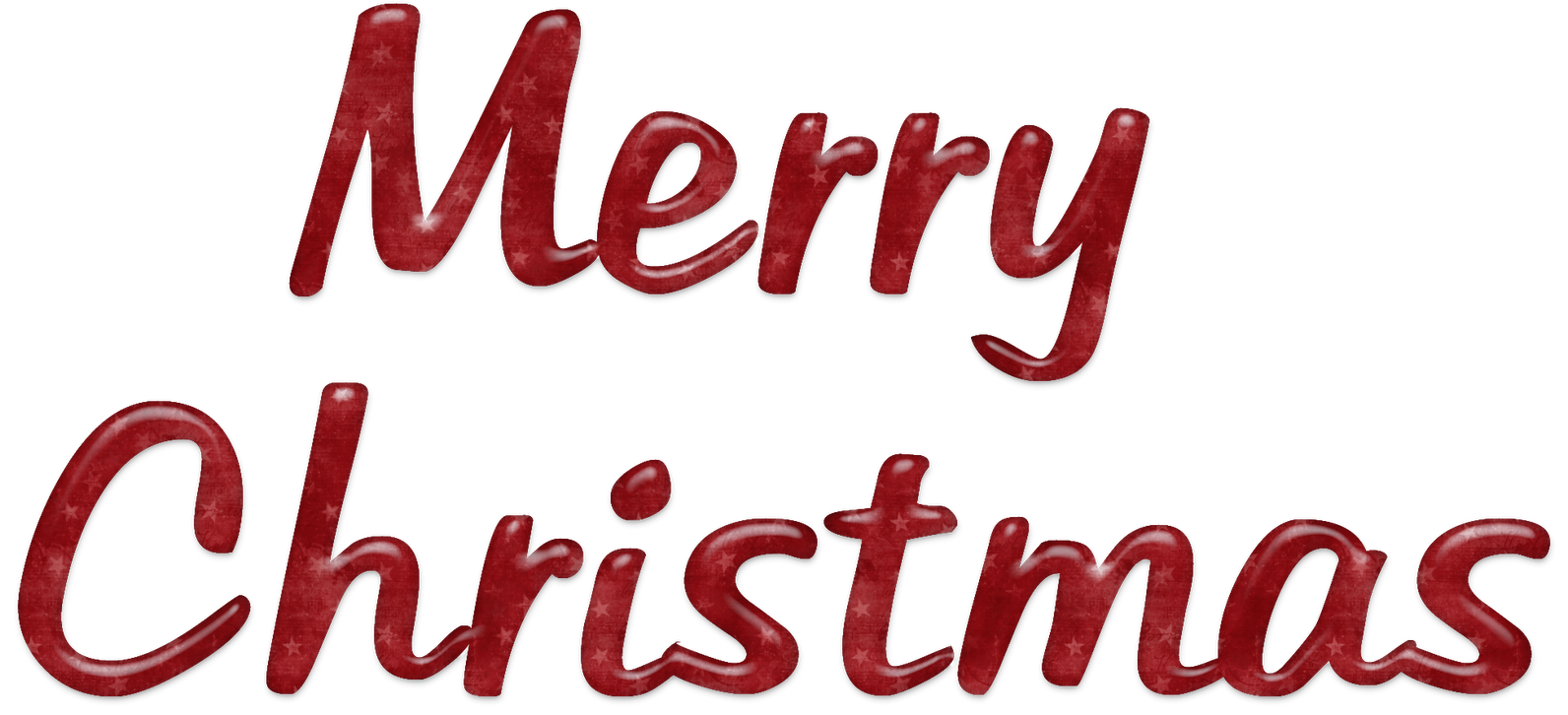 Merry Christmas Text Graphic PNG