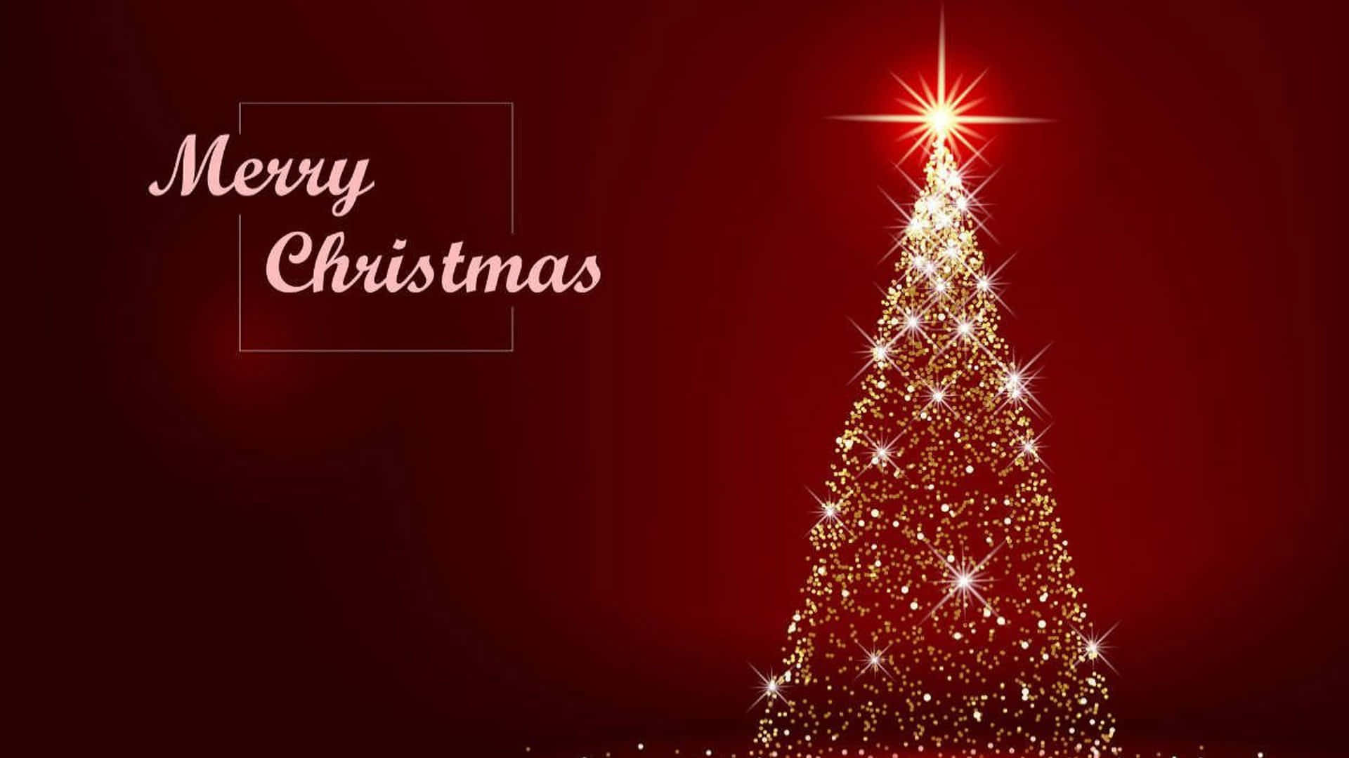 Merry Christmas Tree Lights Wallpaper
