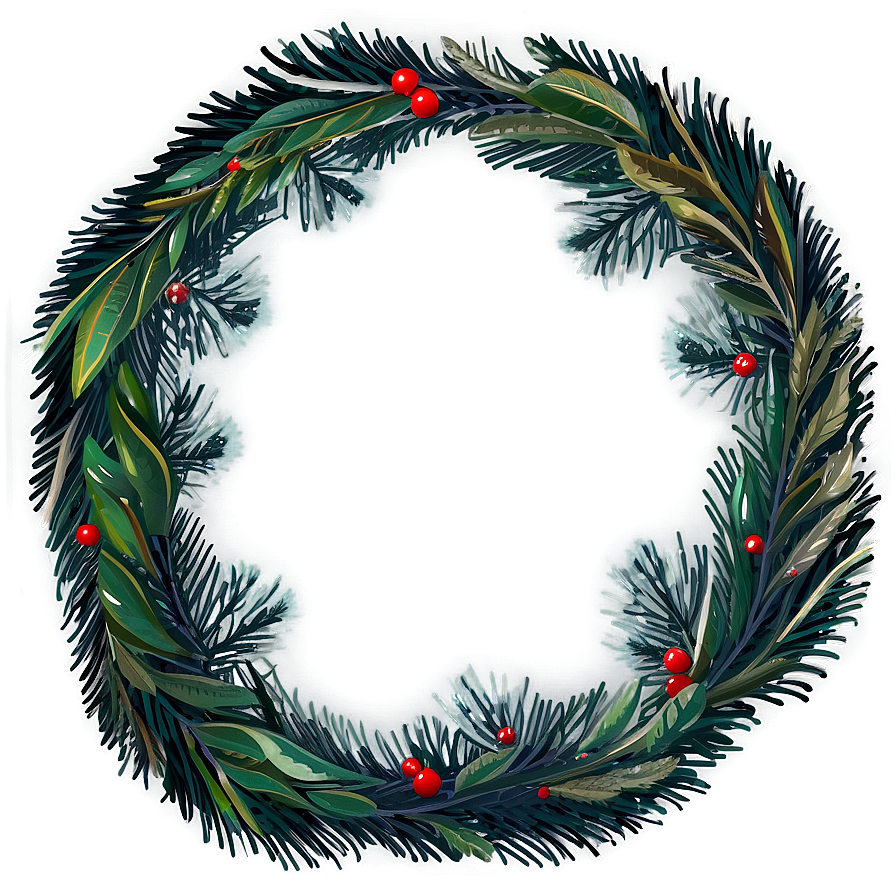 Merry Christmas Wreath Png 82 PNG