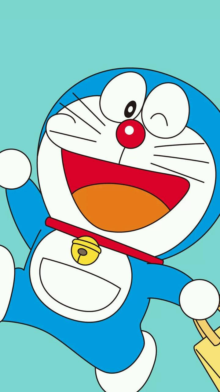 Merry Doraemon iPhone Wallpaper