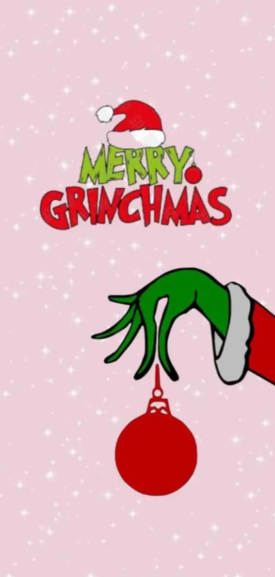 Download Merry Grinchmas Holiday Greeting Wallpaper | Wallpapers.com