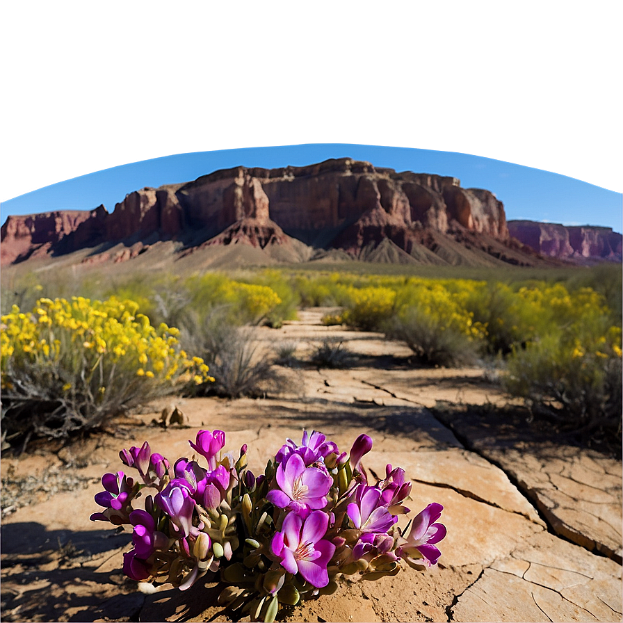 Mesa In Spring Bloom Png 06252024 PNG
