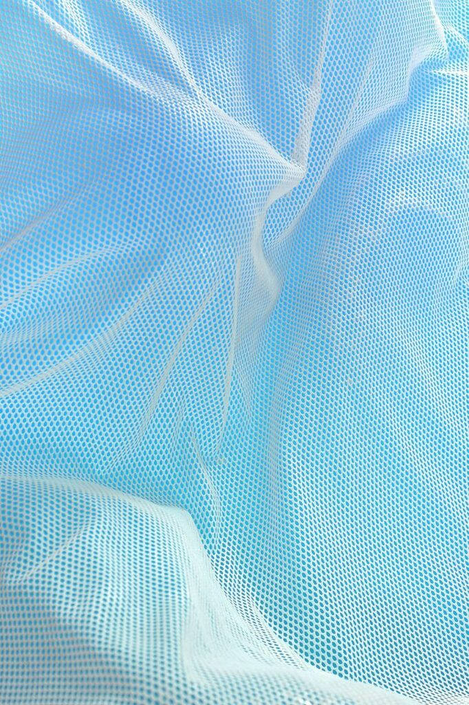 Mesh Fabric Blue Pastel Aesthetic Wallpaper