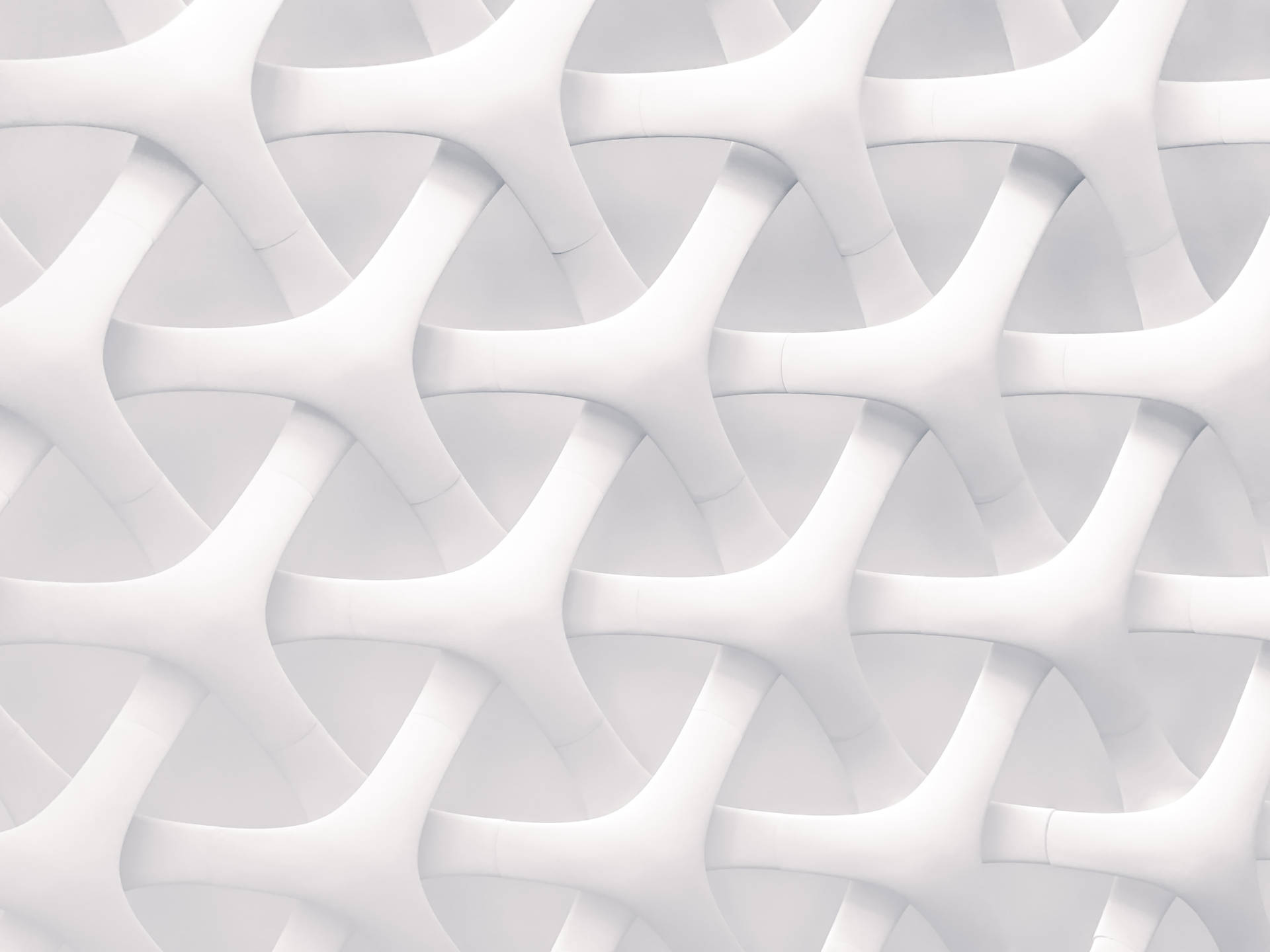 Mesh White Pattern Wallpaper