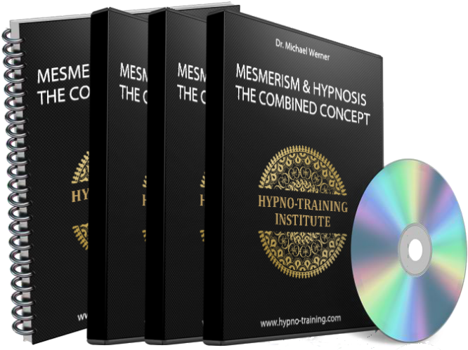 Mesmerism Hypnosis Combined Concept Books C D PNG