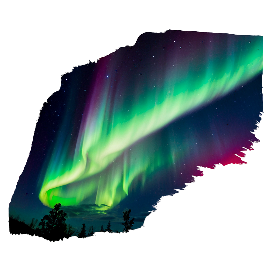 Mesmerizing Aurora Nighttime Png 4 PNG