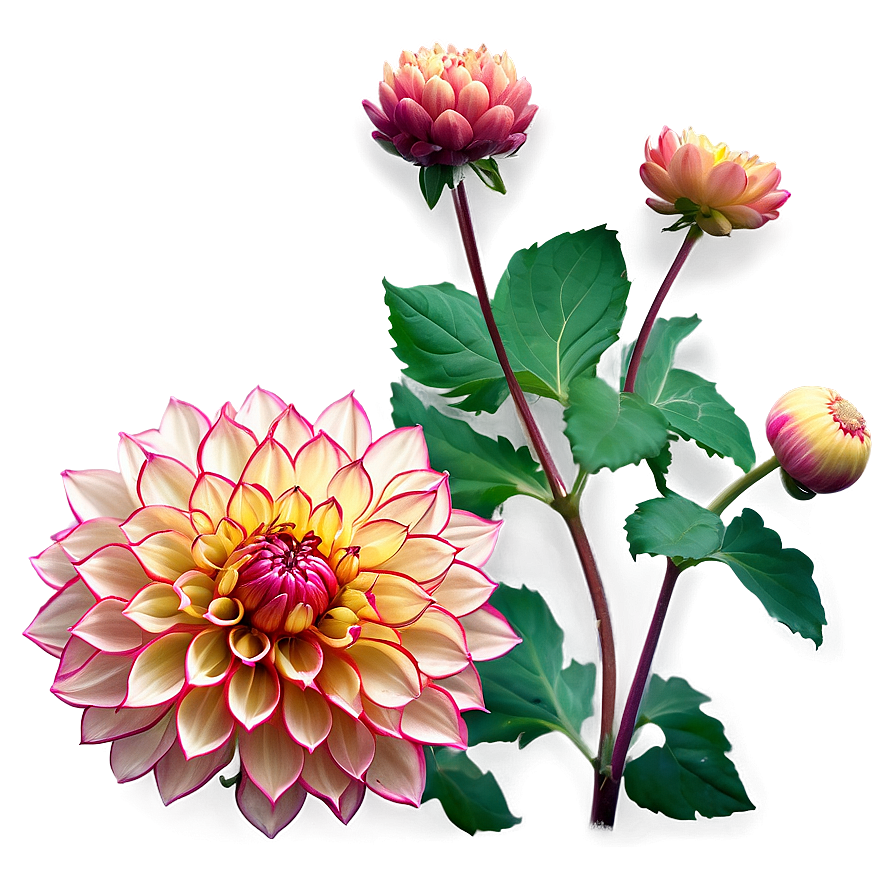 Mesmerizing Dahlia Png 69 PNG