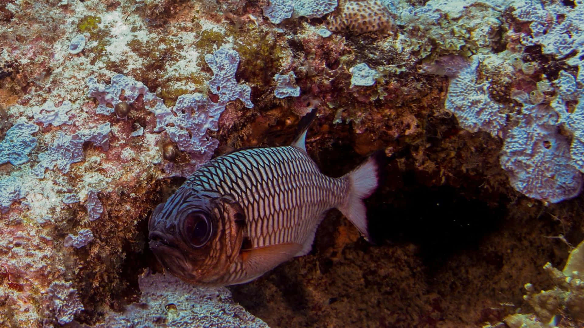 Mesmerizing Deep Sea Soldierfish Wallpaper