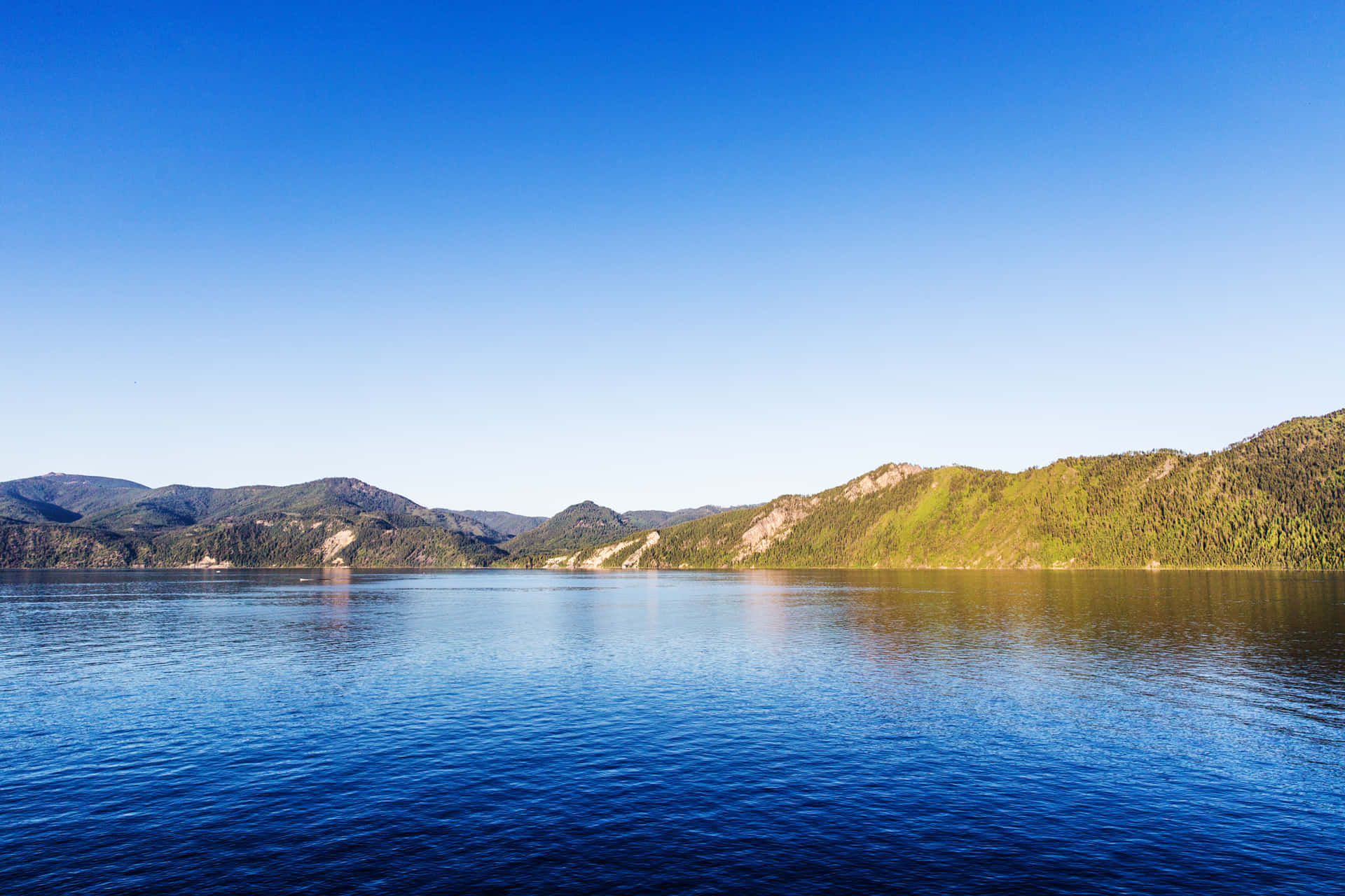 Mesmerizing Scenic View Of Tranquil Lake