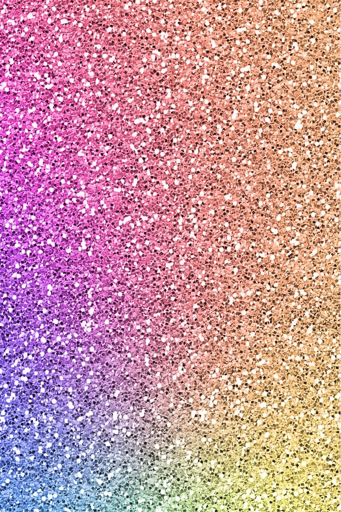 Mesmerizing Spectrum Of Rainbow Glitter Background