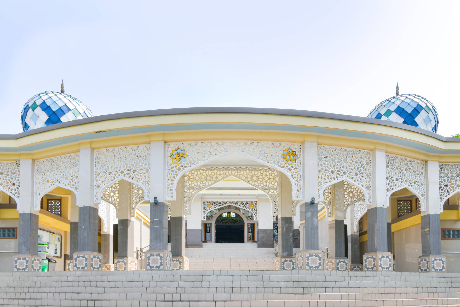 Mesquita Pemandangan Papel de Parede