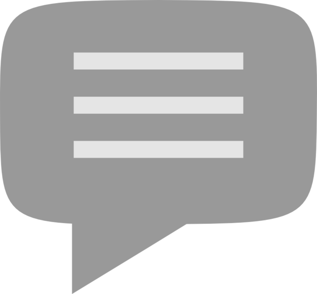 Message Icon Speech Bubble PNG