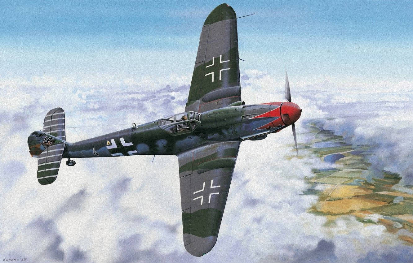Messerschmitt Bf 109 German Ww2 Fighters Wallpaper