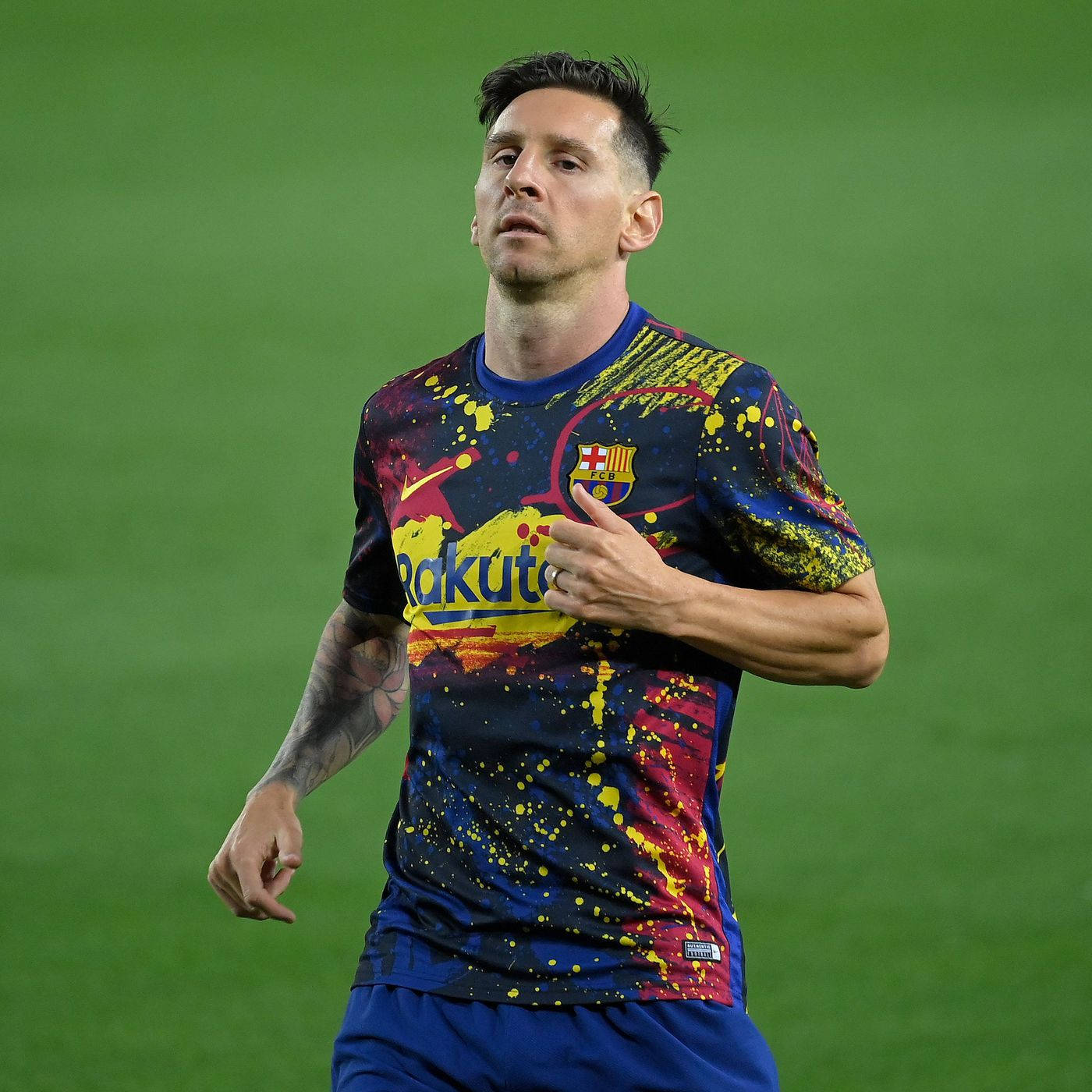 Messi2021 Uppvärmning Wallpaper