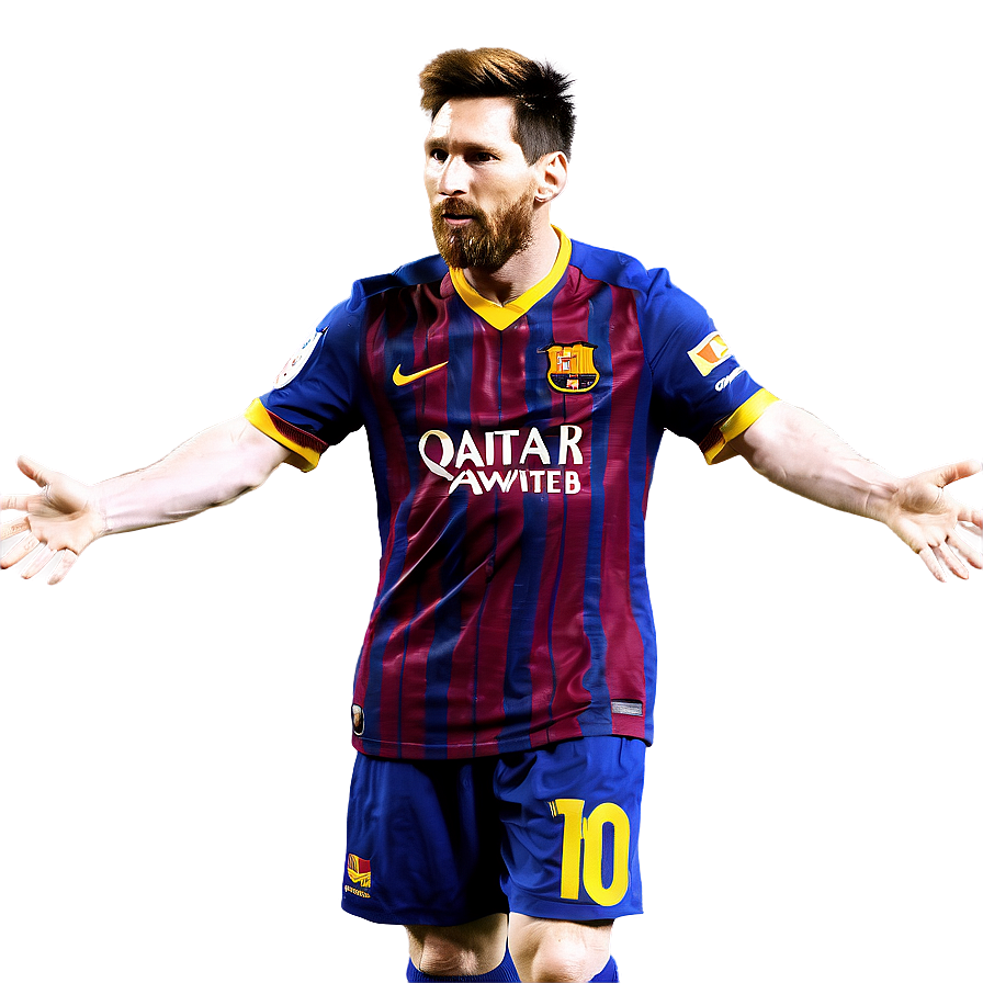 Messi And Trophies Png Tyd PNG