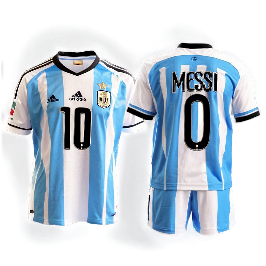 Messi Argentina Jersey Png Ebl5 PNG