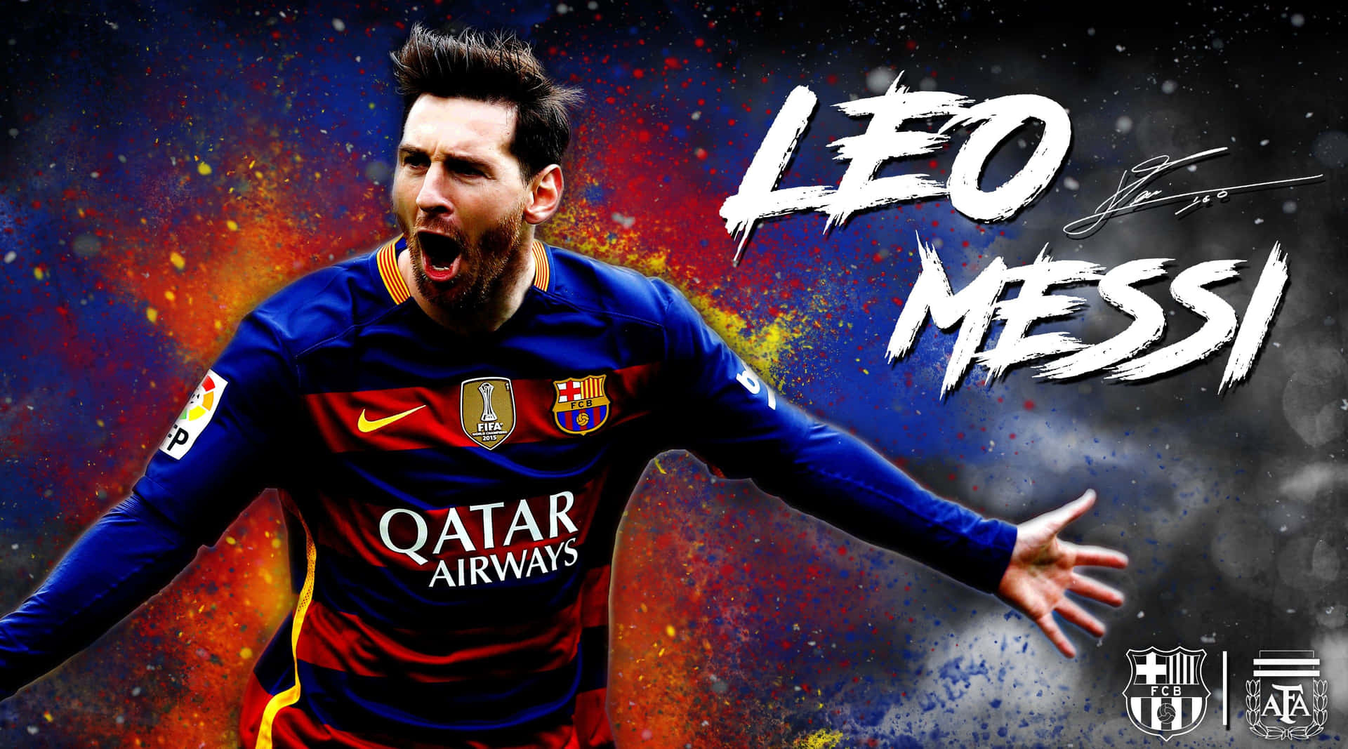 "Capturing moments with the one and only, Lionel Messi!"
