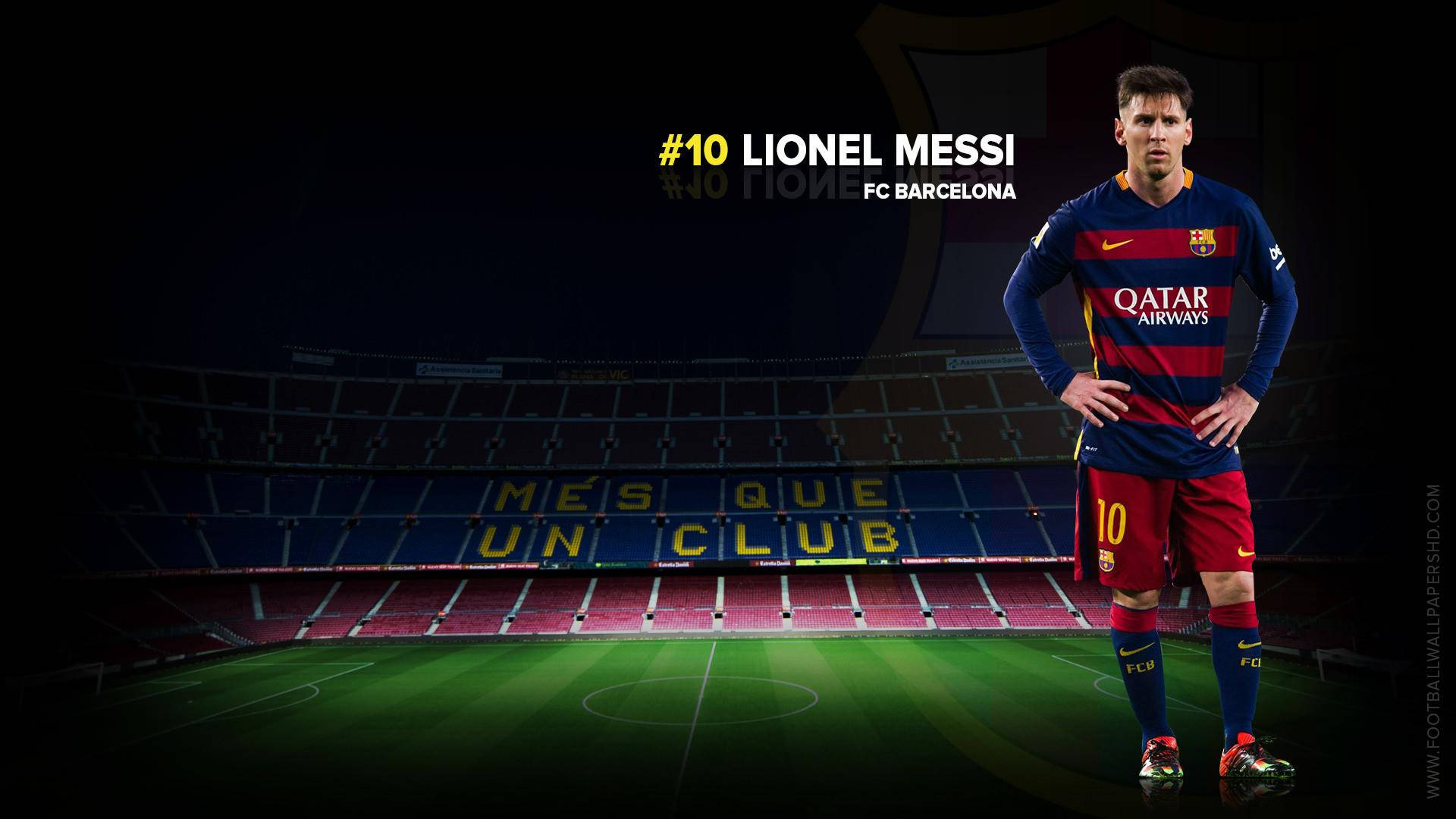 Messi Barcelona Mais Que Um Clube Papel de Parede