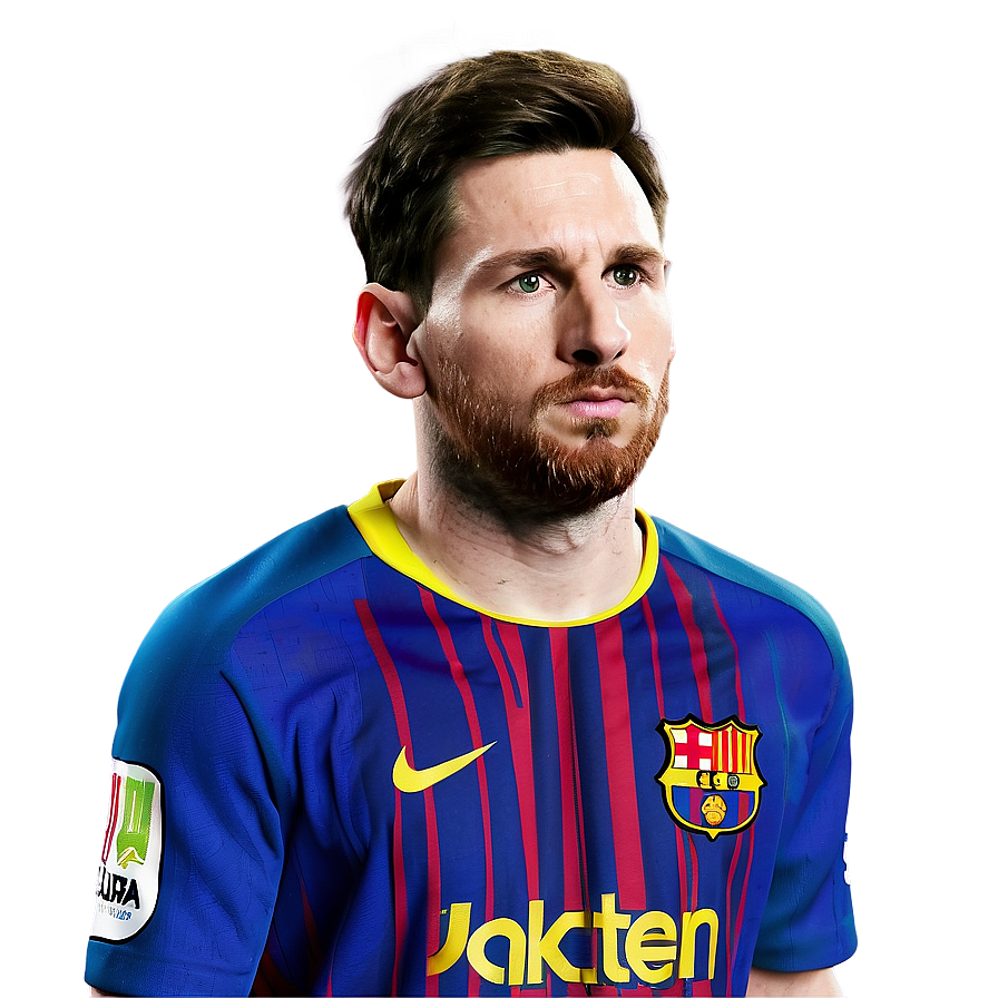 Download Messi Barcelona Uniform Png Xfg | Wallpapers.com