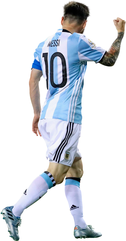 Messi Celebration Argentina Jersey PNG