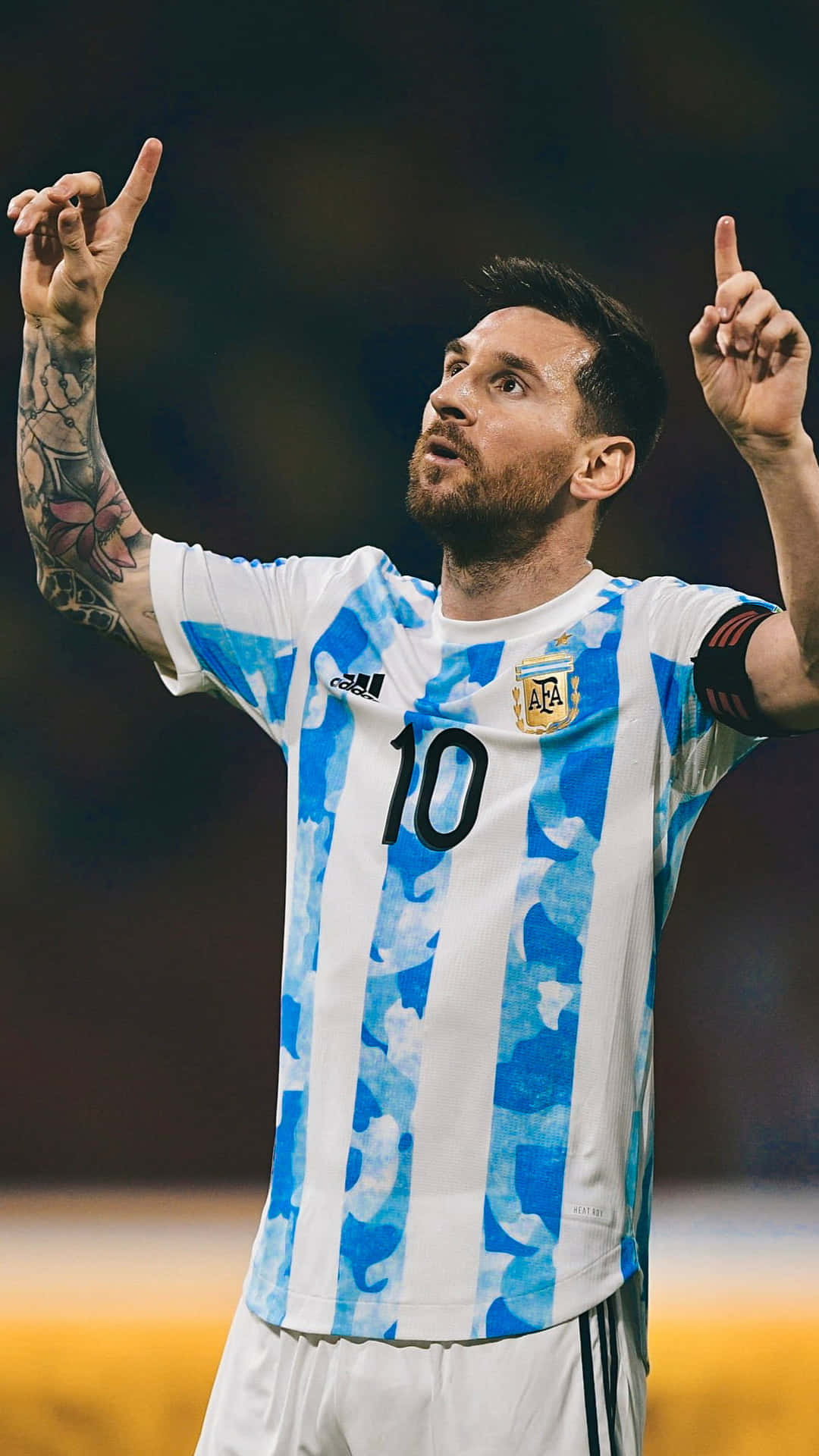 Perayaan Messi Argentina 2022 Wallpaper